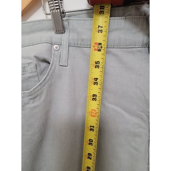 Gloria Vanderbilt Light Gray Women's Plus Size Denim Jeans With Five Pockets & B - Picture 5 of 9
